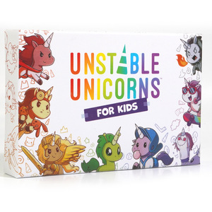 Unstable Unicorns pour enfants, jeu de société, jeu de cartes de stratégie, pour les âges de 7 à 14 ans, jouet interactif, emballage en boîte de couleur - Product Image 1