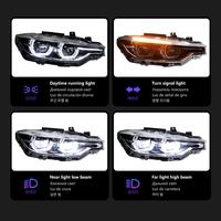 Feux de voiture F30 à LED haute performance avec clignotants LED DRL 2012-2019 Série 3 F30 F35, branchement direct