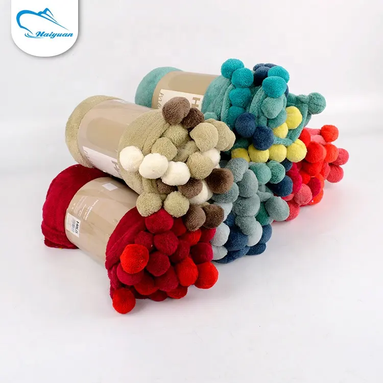 Goedkope prijs nieuwe ontwerp custom knit thuisgebruik thermische gezonde coral fleece baby deken