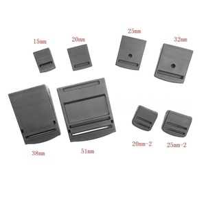 कस्टम भारी शुल्क 15 मिमी-50 मिमी स्ट्रैप के साथ समायोज्य टॉगल लॉक कैम बकल काले पोम प्लास्टिक कस्टम लोगो वाटरप्रूफ और मजबूत - Product Image 5