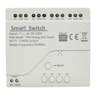Module d'interrupteur intelligent Wifi Tuya E0901, AC 85-250V, 433 Smart Life APP, télécommande, relais 4 canaux, compatible avec Alexa et Google Home