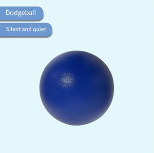 كرة إسفنجية مرنة صلبة بحجم 18 سم للبيع بالجملة، كرة دودج بول مجنونة بطيئة الارتداد لتخفيف التوتر، كرة دودج بول إسفنجية - Product Image 1