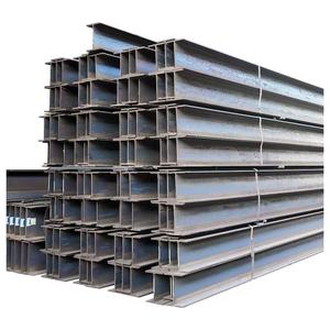 Poutre structurelle durable en acier H, colonne en acier Q355 S355JR A572Gr50 SM490A, acier allié laminé à chaud pour la construction de ponts - Product Image 1