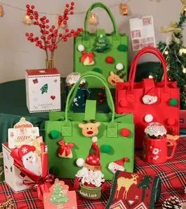 सीई/एएसटीएम ओईएम टिकटॉक हॉट सेलिंग क्रिसमस बैग उपहार अनुकूलित आलीशान खिलौने भरवां कपड़े का बैग पेलुचे 2024 ट्रेंडिंग खिलौने
