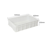 780 Boîtes de rangement en plastique durables, résistantes à l'humidité, empilables, perforées, recyclables, anti-poussière, conteneurs en plastique