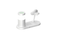 Support de charge sans fil magnétique multifonctionnel Qi2.2 4 en 1 25W à charge rapide avec commande tactile et veilleuse LED pour iPhone 18