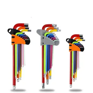 Multi Color Ball Point Allen Hex Key Set Hex Wrench Set Universal Hex Key