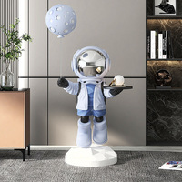 Nordique grande résine créative chambre décoration de la maison enfants cadeau astronaute Figure Statue et lampe Statue