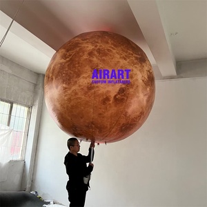 Bán Chạy Con Rối Bóng Bơm Hơi Lớn Chín Hành Tinh Tùy Chỉnh Với Đèn LED Để Bán - Product Image 3