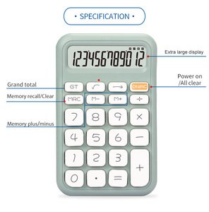 Haute qualité mignon Kawaii poche Mini calculatrice rose vert petite calculatrice électronique fournitures de bureau étudiant calculatrice solaire - Product Image 5