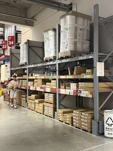 Gondole de pharmacie moderne à usage intensif double face Dépanneur pour vente au détail Étagères d'épicerie Supports d'affichage à 5 étagères Montage au sol Nouveau - Product Image 4