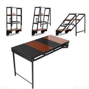 <span class=keywords><strong>Mesa</strong></span> de Pared <span class=keywords><strong>Plegable</strong></span> HOMEMORE, Estante de Almacenamiento Convertible, Mueble Ahorrador de Espacio, <span class=keywords><strong>Mesa</strong></span> de Comedor para Apartamentos Pequeños - Product Image 1