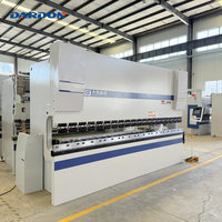 Máquina de Doblado CNC Híbrida PDS110/4100 de 110 Toneladas y 4100 mm para Fabricación de Gabinetes HVAC y Puertas Metálicas