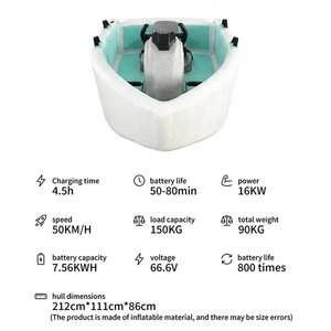 NOUVEAU WAVECHASER 2026 - Kart électrique <span class=keywords><strong>RUSH</strong></span> WAVE - Mini <span class=keywords><strong>jet</strong></span>-boat |   16KW 66.6V |   Modèle B1 pour l'utilisation dans les lacs, les rivières et l'océan |   1 an - Product Image 6