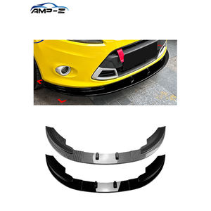 Spoiler Anteriore Labbro <span class=keywords><strong>Paraurti</strong></span> Anteriore in ABS Nero Lucido AMP-Z <span class=keywords><strong>Fiesta</strong></span> per Accessori Auto Ford <span class=keywords><strong>Fiesta</strong></span> MK7 2008-2012 - Product Image 1