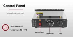 Comercial japonés Muffin Pancake Maker antiadherente eléctrico 25 agujeros Mini máquina de gofres - Product Image 4