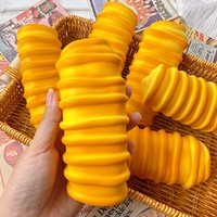 Mainan Baru Roti Simulasi Plush Squishy Slow Rebound Kreatif Lembut Kartun Pereda Stres