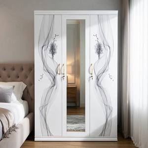 Armoire métallique à 3 portes, vente directe usine Luoyang, 20 ans d'expérience, armoire de rangement verrouillable en acier avec penderie pour chambre à coucher - Product Image 1