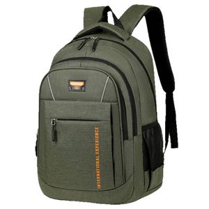 Factory Wholesale Men's Daily Travel Computer <b>Backpack</b> <b>Large</b> Capacity Boys' School Bag Zipper Waterproof Oxford for Leisure - Product Image 5
