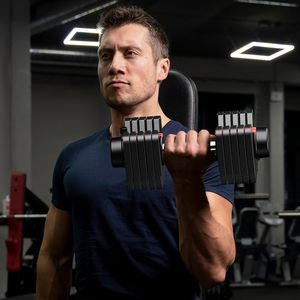 5LB 15LB 25LB 35LB 45LB 55LB <strong>Set</strong> <strong>of</strong> Adjustable Dumbbells Free <strong>Weights</strong> Dumbbells Kit <strong>for</strong> <strong>Women</strong> Men - Product Image 6