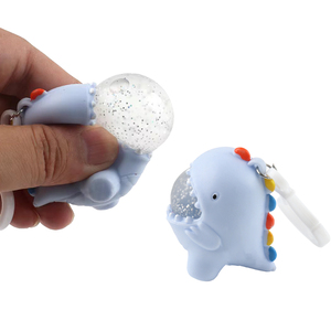 Juguete Creativo Antiestrés, Dinosaurio para Apretar, Sopla Burbujas, Alivia el Estrés, Gadget Desestresante de EVA, Regalo Navideño para Niños - Product Image 2