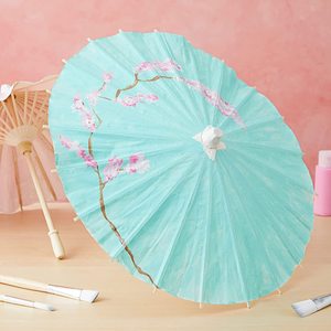 Parapluie <span class=keywords><strong>en</strong></span> papier vintage chinois DIY miniature pour femme et homme, décoration de mariage, séances <span class=keywords><strong>photo</strong></span>, accessoires de danse, parapluie de poche <span class=keywords><strong>en</strong></span> papier huilé - Product Image 5