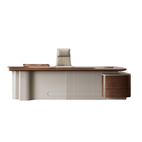 Bureau de direction modulaire convertible en L en bois de luxe, haute qualité, moderne, extensible, garantie 3 ans