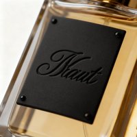 Flacon de parfum en aluminium personnalisé pour femmes, étiquette mignonne, emballage cosmétique en vinyle imperméable avec design de cadre photo pour l'artisanat