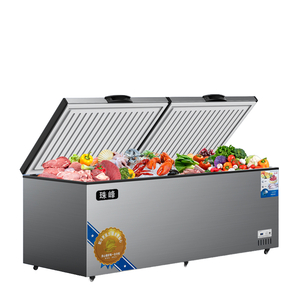 Electric Double-Door Commercial <strong>Countertop</strong> Display <strong>Freezer</strong> Vertical Chest <strong>Freezer</strong> with Foaming Door for Household or Hotel Use - Product Image 4