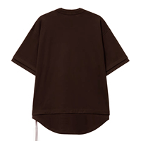 T-shirt Homme Grande Taille 100% Coton Haute Qualité, Style Vintage Délavé, Teint en Pièce, Impression Personnalisée, Coupe Oversize pour l'Été