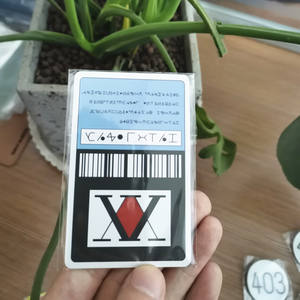 Carte de licence Anime Hunter x Hunter <span class=keywords><strong>Hisoka</strong></span> Kurapika Killua Zoldyck Gon Freecss PVC Card <span class=keywords><strong>Cosplay</strong></span> Props - Product Image 6
