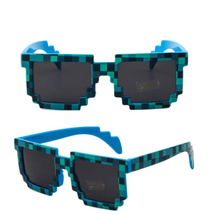 Lunettes <span class=keywords><strong>de</strong></span> <span class=keywords><strong>soleil</strong></span> vintage à pixels 8 bits pour hommes et femmes, <span class=keywords><strong>de</strong></span> <span class=keywords><strong>marque</strong></span>, à prix abordable, style mosaïque, fabriquées en Chine - Product Image 5