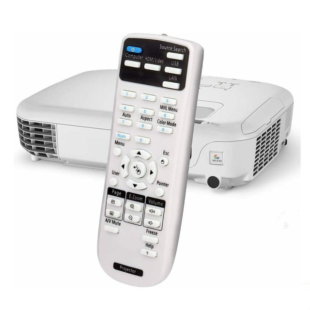 Remote Control EH-TW5200 for Epson Projector PowerLite 2000/2030 Smart if and RF Remote Control