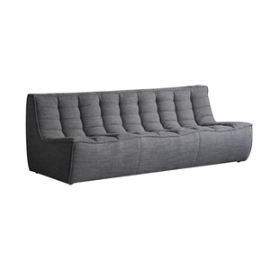 Italian Luxury Lazy Leather Sofa Modern Minimalist Caterpillar Combination For Small Living Room - Product Image 4