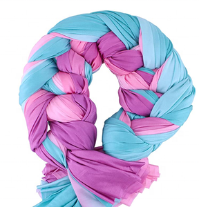 Soie aérienne ombrée 9 yards/8,2 m, tissus aériens teints en tie-dye pour le yoga <span class=keywords><strong>aérien</strong></span>, les arts acrobatiques aériens et le <span class=keywords><strong>cirque</strong></span> - Product Image 5
