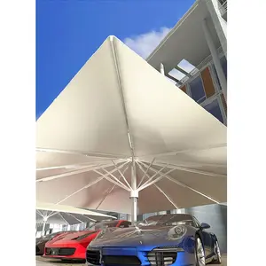 Elegant Fashionable Outdoor Furniture Starlight Big Size Center Pole Umbrella