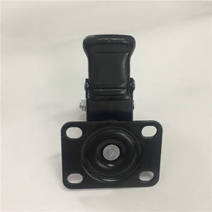 1.5 2 2.5 Polegada Diamante Broca Giratória Plana PU Rodízio De Plástico Roda Total Lock Workbench Castor Rodízios Móveis - Product Image 5