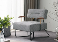 Meubles de salon modernes fantastiques, design modulaire, fauteuil de réception convertible en tissu, fauteuil de détente, métal, chambre à coucher, hôtel