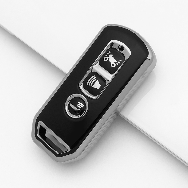 Borde de plata negro