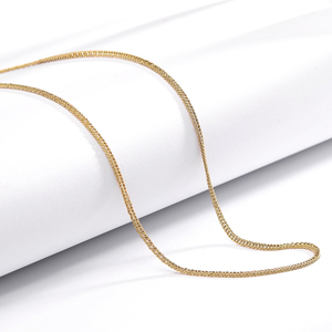 Wholesale Trendy 316L Stainless Steel PVD Gold Plated Link <b>Chain</b> Waterproof & Tarnish-Resistant Necklace - Product Image 6