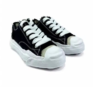 Baskets de créateur pour hommes et femmes, chaussures de sport à plateforme noires de luxe, Mmy HANK LOW TOP SNEAKERS - Product Image 3