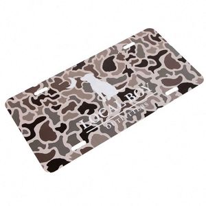 Placa Metálica Personalizada de Estilo Vintage para Matrícula de Coche - Product Image 1