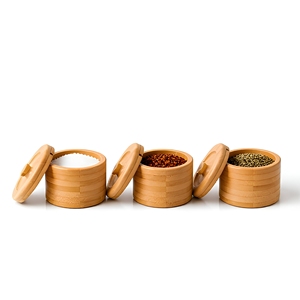 Decorative Classic Wooden <b>Jar</b> Wooden Lid 250mL Capacity Home <b>Kitchen</b> Organization Durable Eco-Friendly Custom Size/Color/Logo - Product Image 1