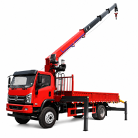 5 Ton 6.3 Ton 8 Ton 10 Ton 16 Ton Remote Control Straight Arm Manipulator Telescopic Boom Truck Mounted Crane untuk Dijual