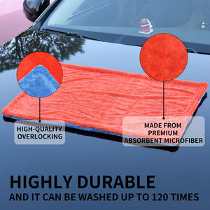 Toalla <span class=keywords><strong>de</strong></span> Microfibra <span class=keywords><strong>de</strong></span> Doble Torsión, Grande, Premium, 1000GSM, Gruesa, Suave, Súper Absorbente, para Secado <span class=keywords><strong>de</strong></span> Autos - Product Image 3