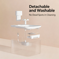 Fontaine à eau pour animaux de compagnie ChongxinIOT avec capteur, 3,2 L, sans fil, filtre à 5 étapes, batterie 4000 mAh, distribution automatique d'eau, distributeur d'eau pour animaux de compagnie