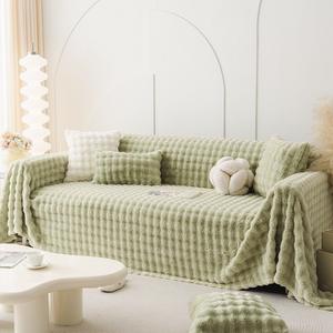 Couverture <span class=keywords><strong>de</strong></span> repos en fausse <span class=keywords><strong>fourrure</strong></span> <span class=keywords><strong>de</strong></span> <span class=keywords><strong>lapin</strong></span> d'inspiration luxueuse, pour le bureau et la maison, couverture épaisse à double couche pour l'hiver, douce pour la peau - Product Image 6