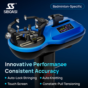 Siboasi s7 מכונת ניצוצות חדשה בadminton אוטומטי נעילה אוטומטית חשמלית מחנק אנכי עם פונקצית בלם - Product Image 2