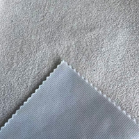 Tissu tricoté coloré pour ameublement textile de maison, tissu tricoté uni teint, tissu velours bouclé