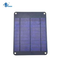 Panneau solaire PET pour toit résidentiel 6V, chargeur de panneaux solaires compacts ZW-4W-PET, chargeur de panneaux solaires flexibles d'extérieur 3W 4W 5W